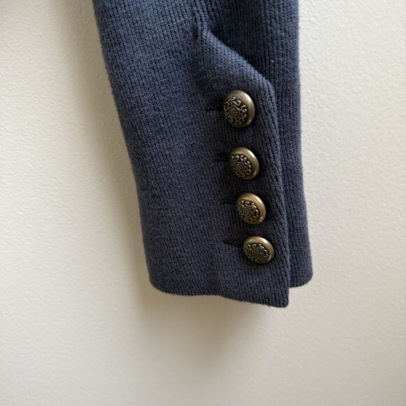 NWT Free People Majorette Military Jacket Double Breasted Crop Stretch Knit 2 - Picture 8 of 10